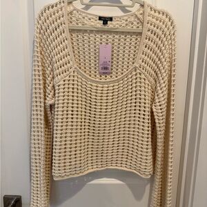 Wild Fable Crochet Sweater